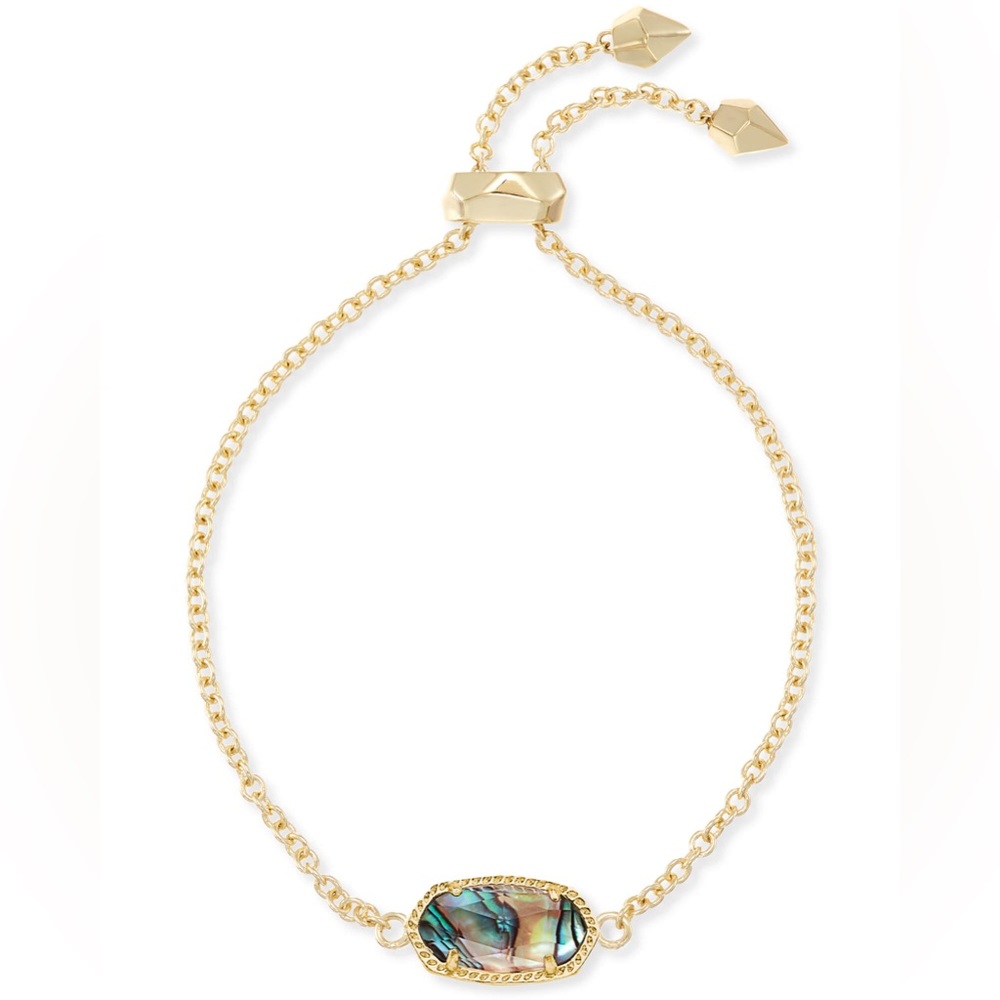 Elaina Gold Chain Bracelet in Abalone Shell | Kendra Scott